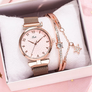 Women Watch with Bracelet