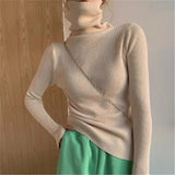 Women Pullover Heaps Collar Winter Soft