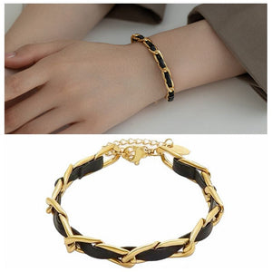 MEYOU Steel Layered Bracelet For Women/1PC