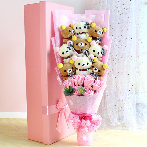 Teddy Flower Bouquet