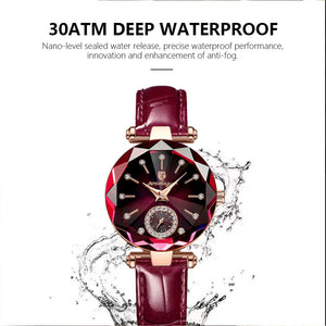 Red Flame Women Watches Fashion