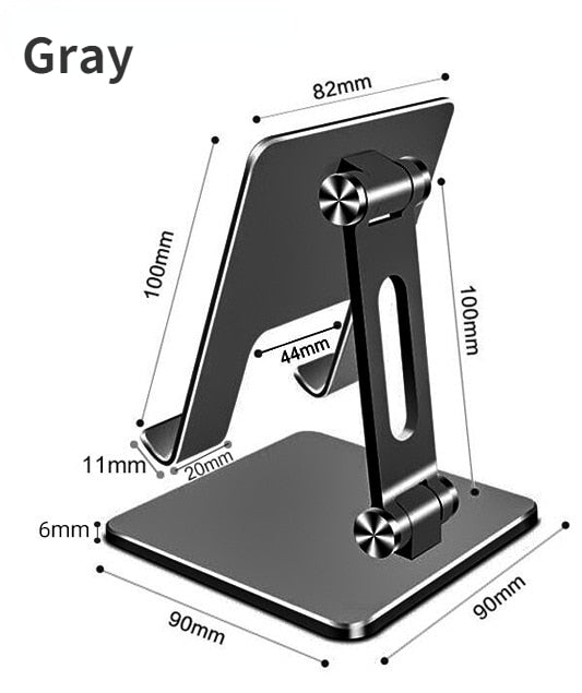 Metal Desk Mobile phone Holder Stand For iPhone Adjustable