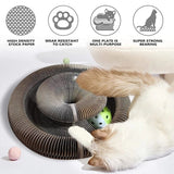 Cat Scratching Board with a Toy Bell Ball