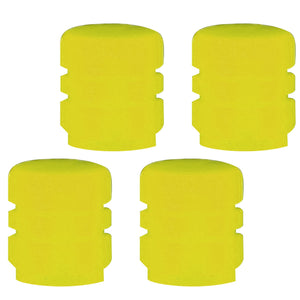 4PCS Universal Fluorescent Valve Caps, for Car Tires, Motorcycles, Bike