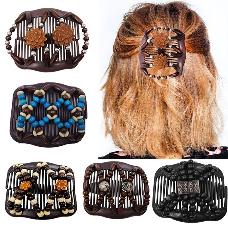 LOVA Thick Hair clip accessories for girls bun hair