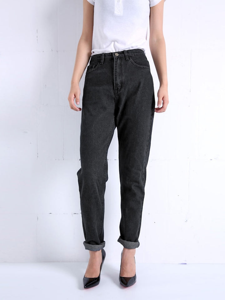 Pants Vintage High Waist Jeans Woman