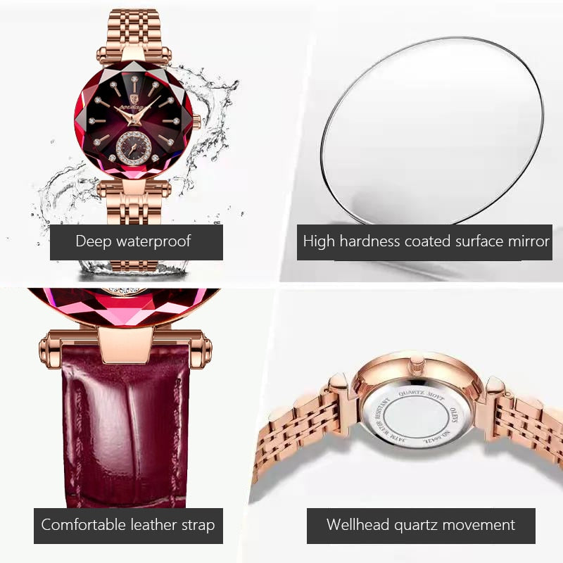 Red Flame Women Watches Fashion