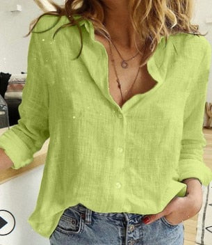 Top Lady Long Sleeve Oversized Shirt Womens